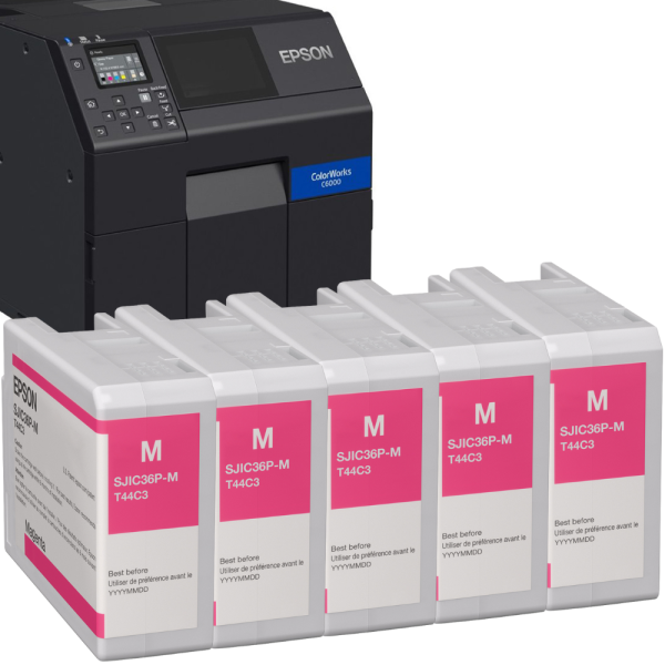 Tintenkartuschen Set Epson C6000_C6500 Magenta